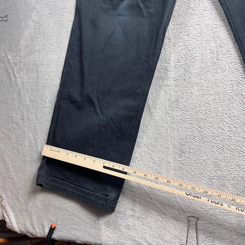 Duluth Trading Co Flex‎ Fire Hose Relaxed Fit Black Work Pants 44x30 Mens